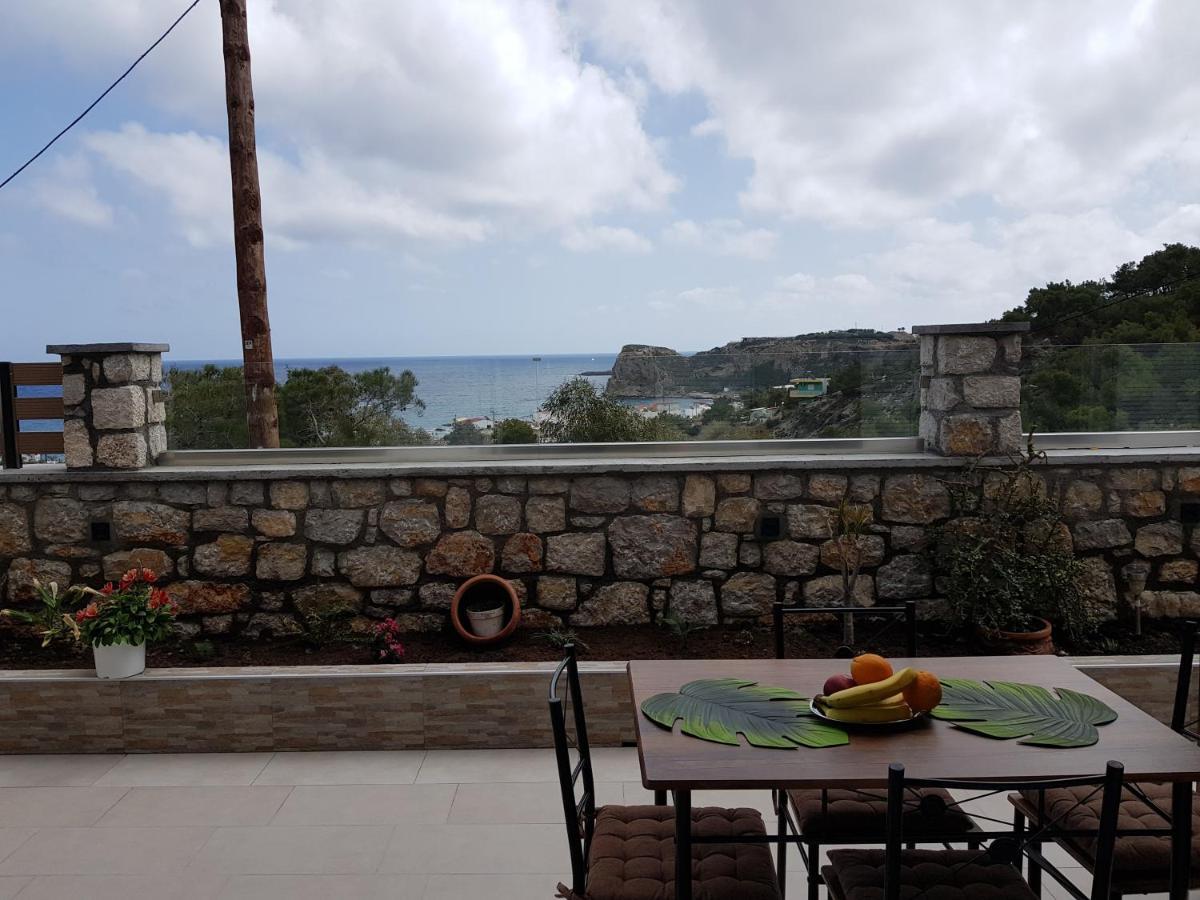 Galazia Thea Apartments Archangelos  Bagian luar foto