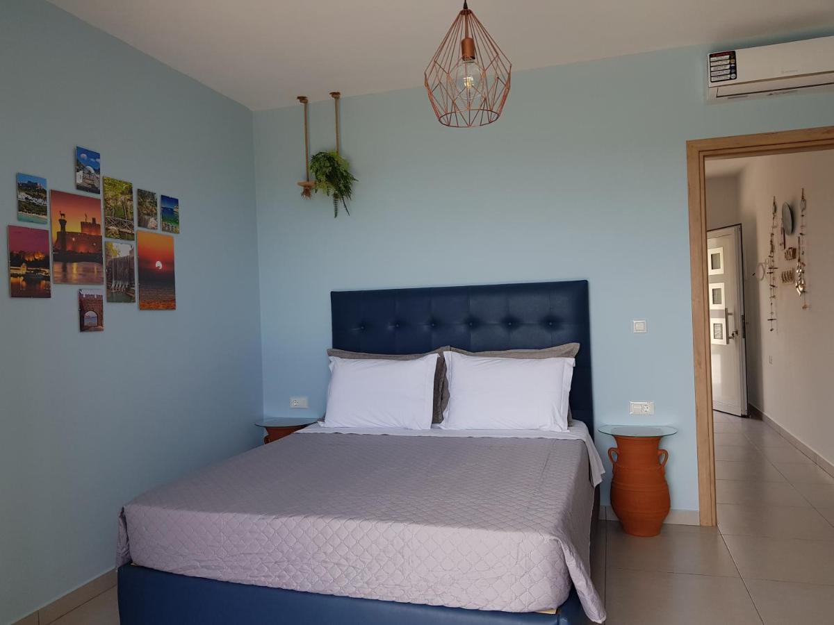 Galazia Thea Apartments Archangelos  Bagian luar foto