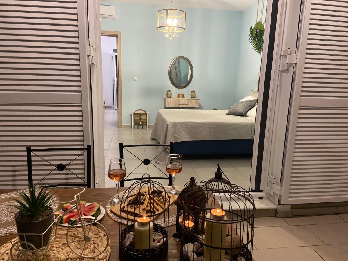Galazia Thea Apartments Archangelos  Bagian luar foto